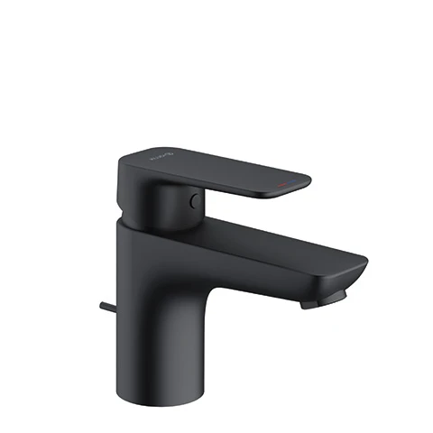 Kludi PURE&STYLE Waschtisch-EHM 75 m. Metallablaufg. mattschwarz