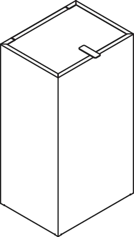 HEWI Papierabfallbehälter pulverbeschichtet „System 900“ 34 × 62 × 26,3 cm in Dunkelgrau tiefmatt HEWI Papierabfallbehälter pulverbeschichtet „System 900“ 34 × 62 × 26,3 cm in Dunkelgrau tiefmatt