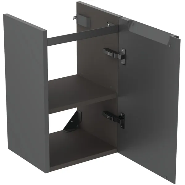 Ideal Standard Handwaschbeckenunterschrank Finesse 350mm 1 Tür A:rechts Anthrazit matt