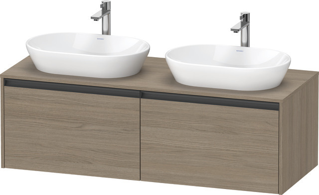 Duravit Waschtischunterschrank wandhängend „Ketho.2“ 140 × 45,9 × 55 cm