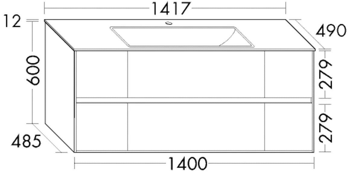 burgbad Waschtischunterschrank „rc40Solitaire“ in Sandorange Solid Matt burgbad Waschtischunterschrank „rc40Solitaire“ in Sandorange Solid Matt