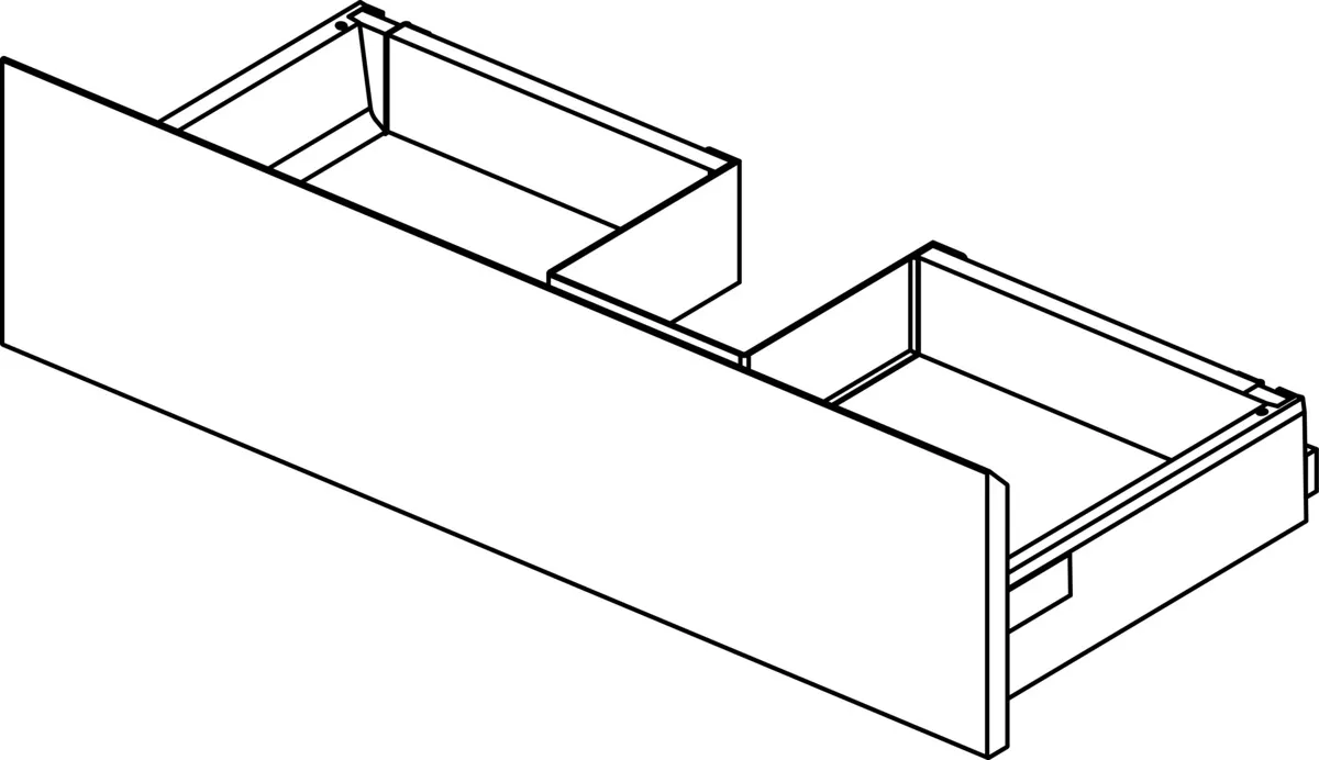 Ideal Standard Connect Air Obere Schublade, Neutral, für Waschtischunterschrank 800mm