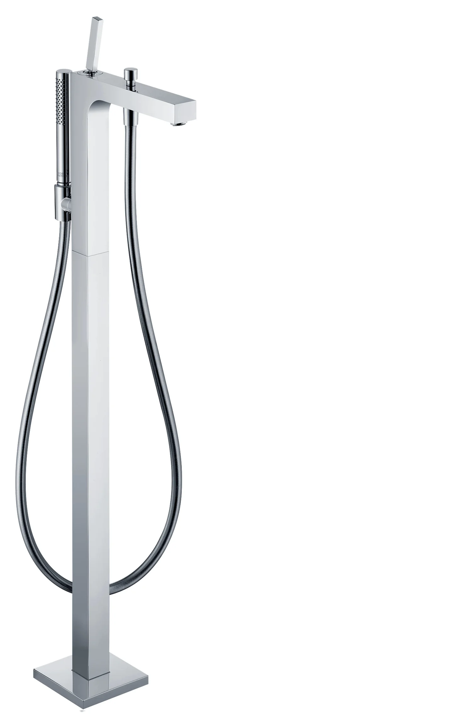 Hansgrohe AXOR Citterio Einhebel-Wannenmischer bodenstehend, Chrom, Ausladung 200 mm, Normalstrahl, Rain/MonoRain, max. Durchfluss 22 l/min