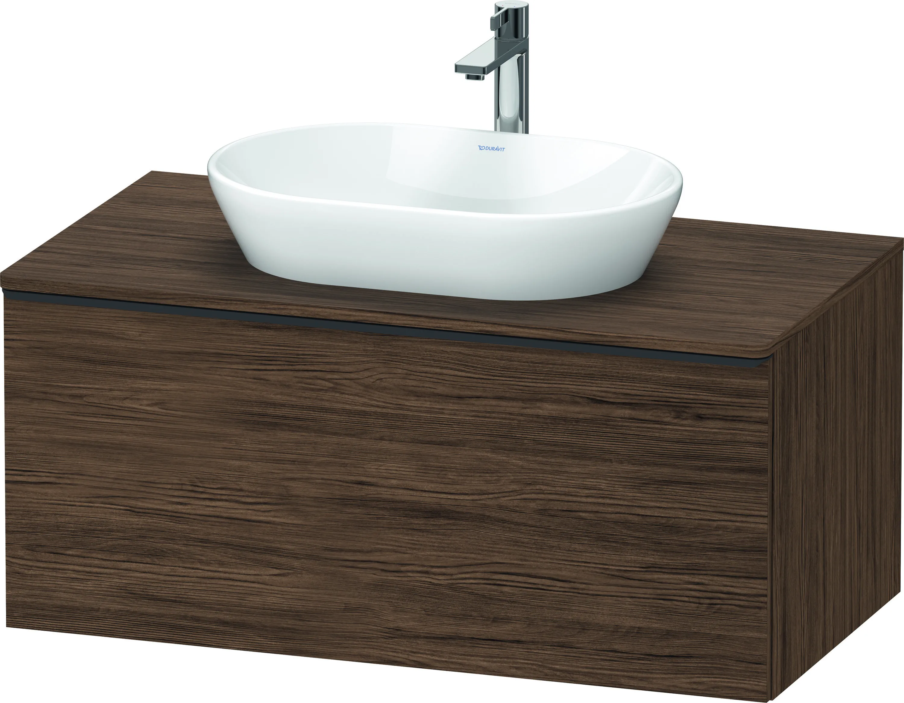 Duravit Waschtischunterschrank wandhängend „D-Neo“ 100 × 45,9 × 55 cm Nussbaum Dunkel Duravit Waschtischunterschrank wandhängend „D-Neo“ 100 × 45,9 × 55 cm Nussbaum Dunkel
