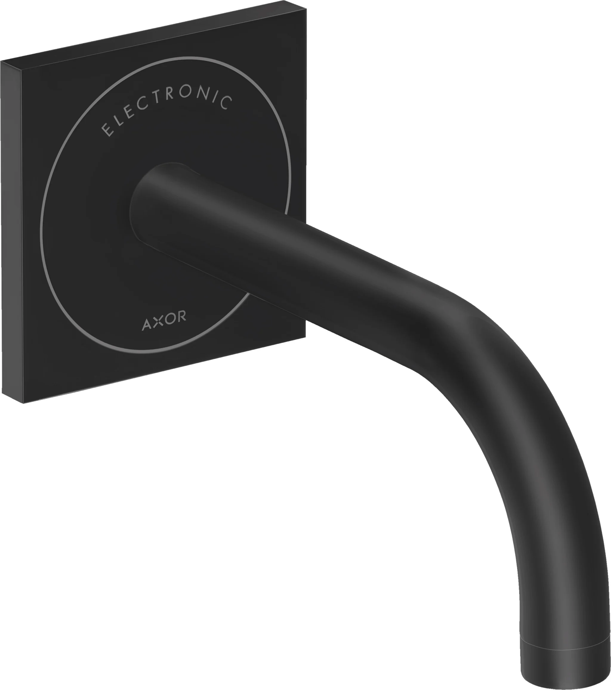 Hansgrohe AXOR Uno Waschtischmischer Unterputz, Elektronik, matt schwarz, Ausladung 165 mm, Normalstrahl Hansgrohe AXOR Uno Waschtischmischer Unterputz, Elektronik, matt schwarz, Ausladung 165 mm, Normalstrahl