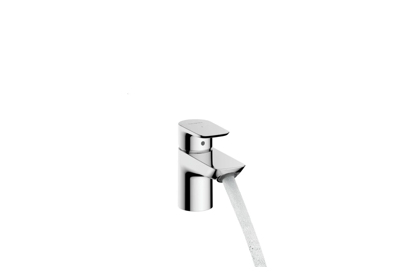 Neovis Q Einhebel-Waschtischmischer 70 CoolStart mit Push-Open Ablaufgarnitur, Oberfläche: Chrom