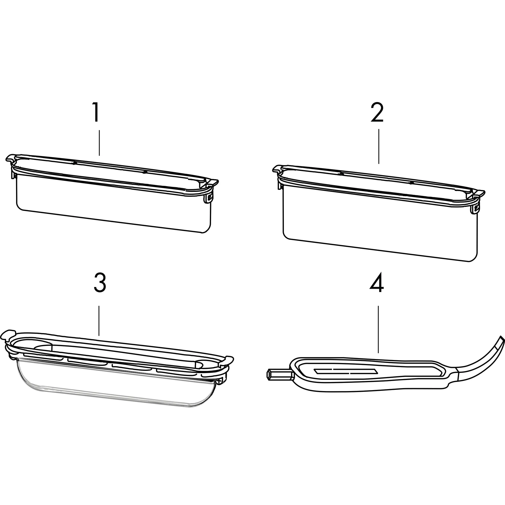 Hansgrohe AXOR Drain Fertigset Duschrinne 1200, Chrom Hansgrohe AXOR Drain Fertigset Duschrinne 1200, Chrom