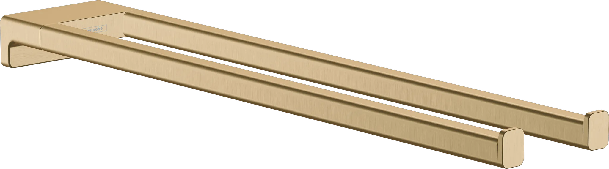 Hansgrohe AddStoris Q Handtuchhalter zweiarmig, Brushed Bronze, 445 mm Länge, Wandmontage mit verdeckter Befestigung Hansgrohe AddStoris Q Handtuchhalter zweiarmig, Brushed Bronze, 445 mm Länge, Wandmontage mit verdeckter Befestigung