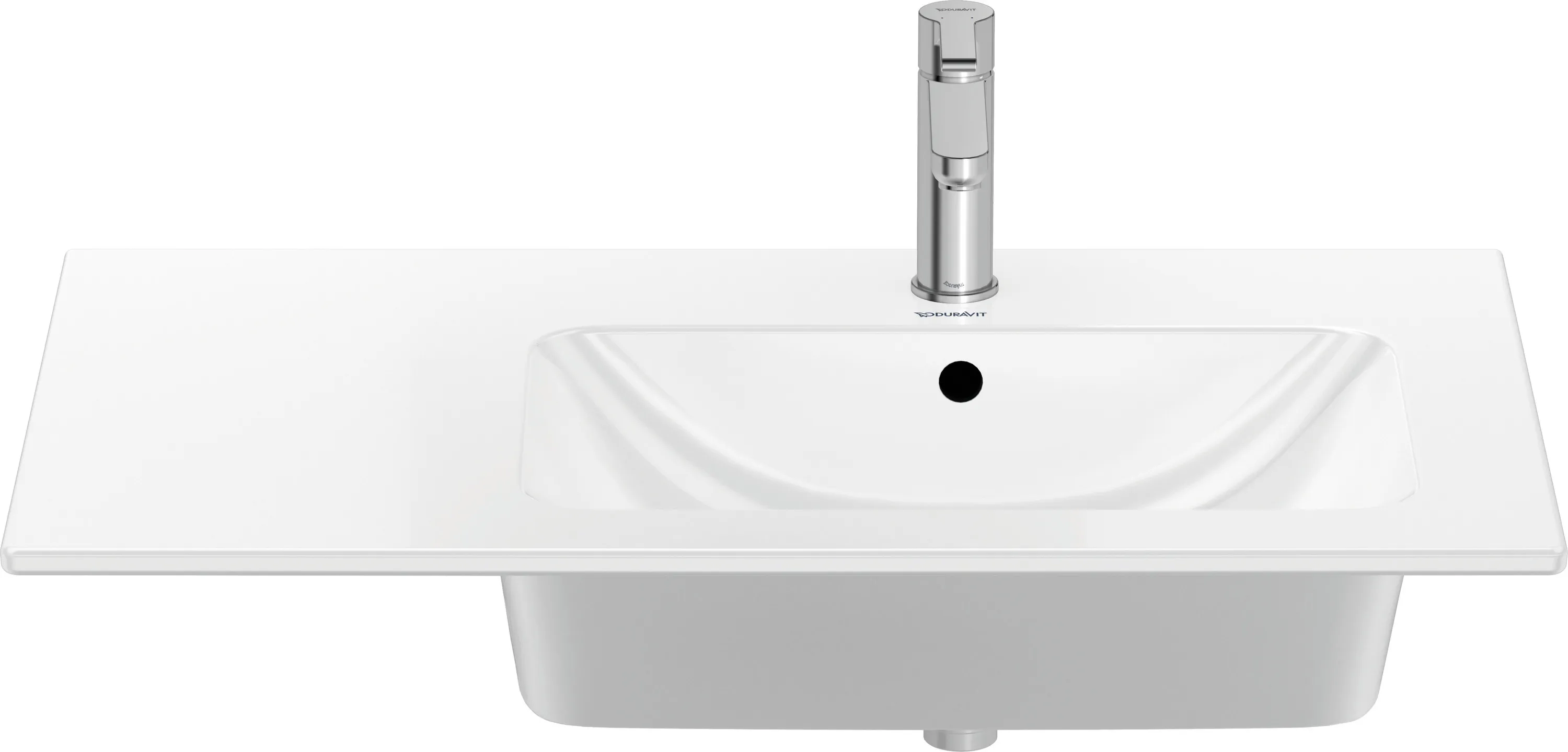 Wandwaschtisch „ME by Starck“, mit Überlauf, Hahnlochposition mittig in Weiß Hochglanz Wandwaschtisch „ME by Starck“, mit Überlauf, Hahnlochposition mittig in Weiß Hochglanz