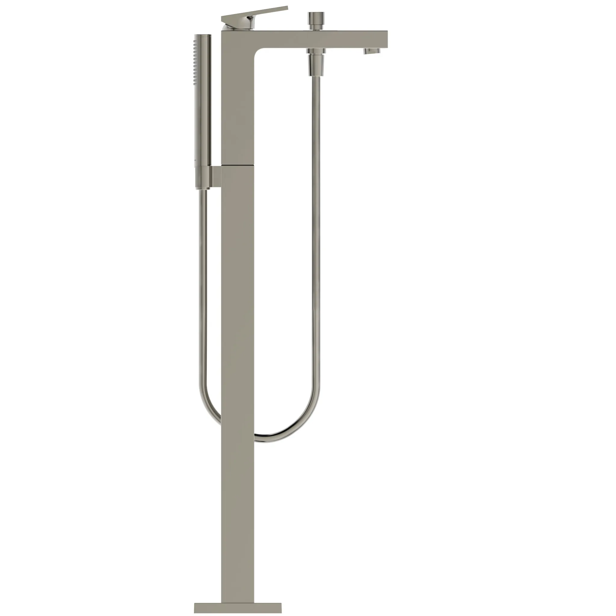 freistehende Badewannen-Armatur Extra mit Stick-Handbrause Ausladung 189mm Brushed Gold