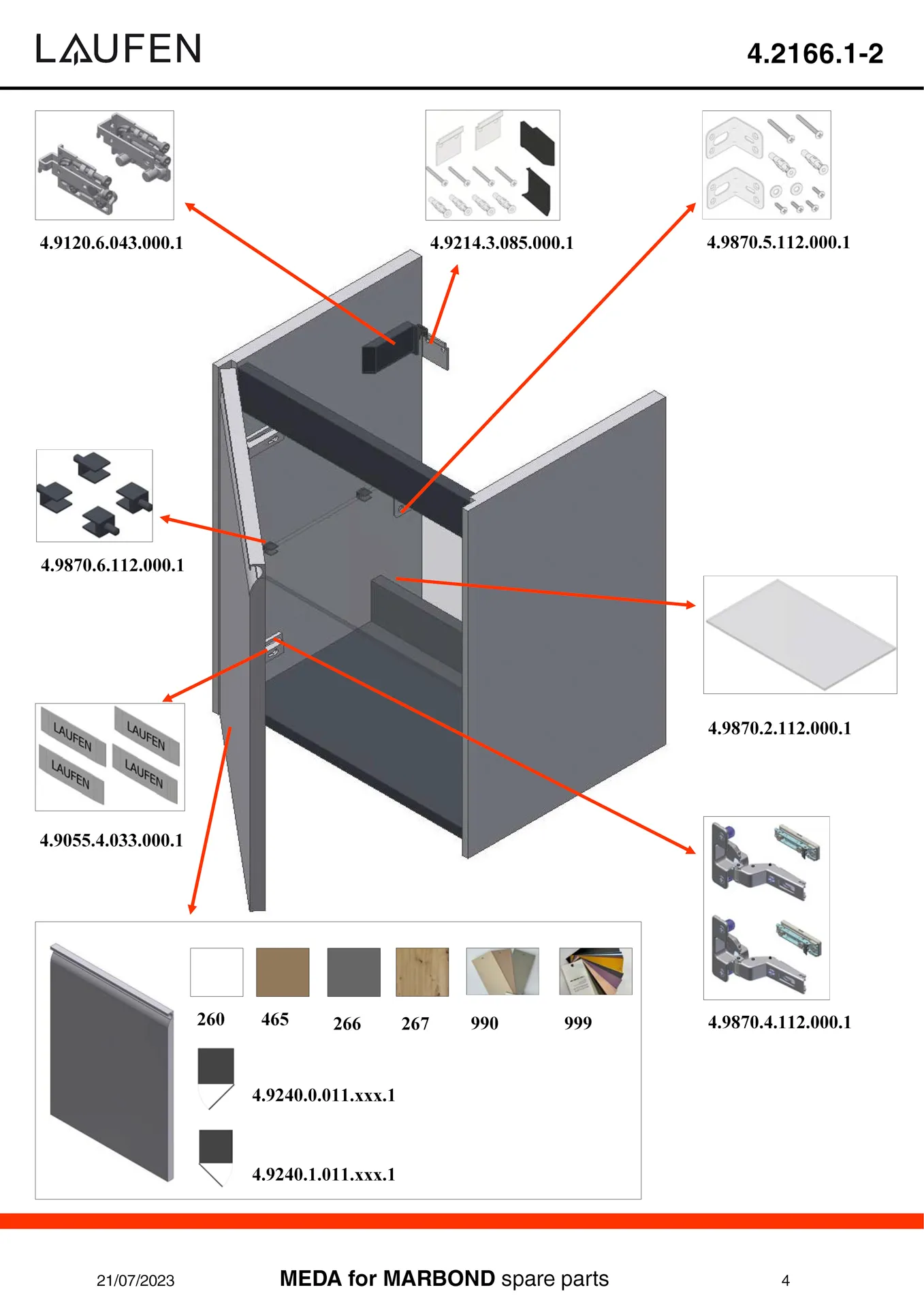 Waschtischunterbau, MEDA, 339x437x515, 1 Tür Scharnier rechts, integrierte Griffleiste, Soft-Close, 1 Glasablage (fix), für Möbelhandwaschbecken MEDA H814110 (45 cm), weiß matt Waschtischunterbau, MEDA, 339x437x515, 1 Tür Scharnier rechts, integrierte Griffleiste, Soft-Close, 1 Glasablage (fix), für Möbelhandwaschbecken MEDA H814110 (45 cm), weiß matt
