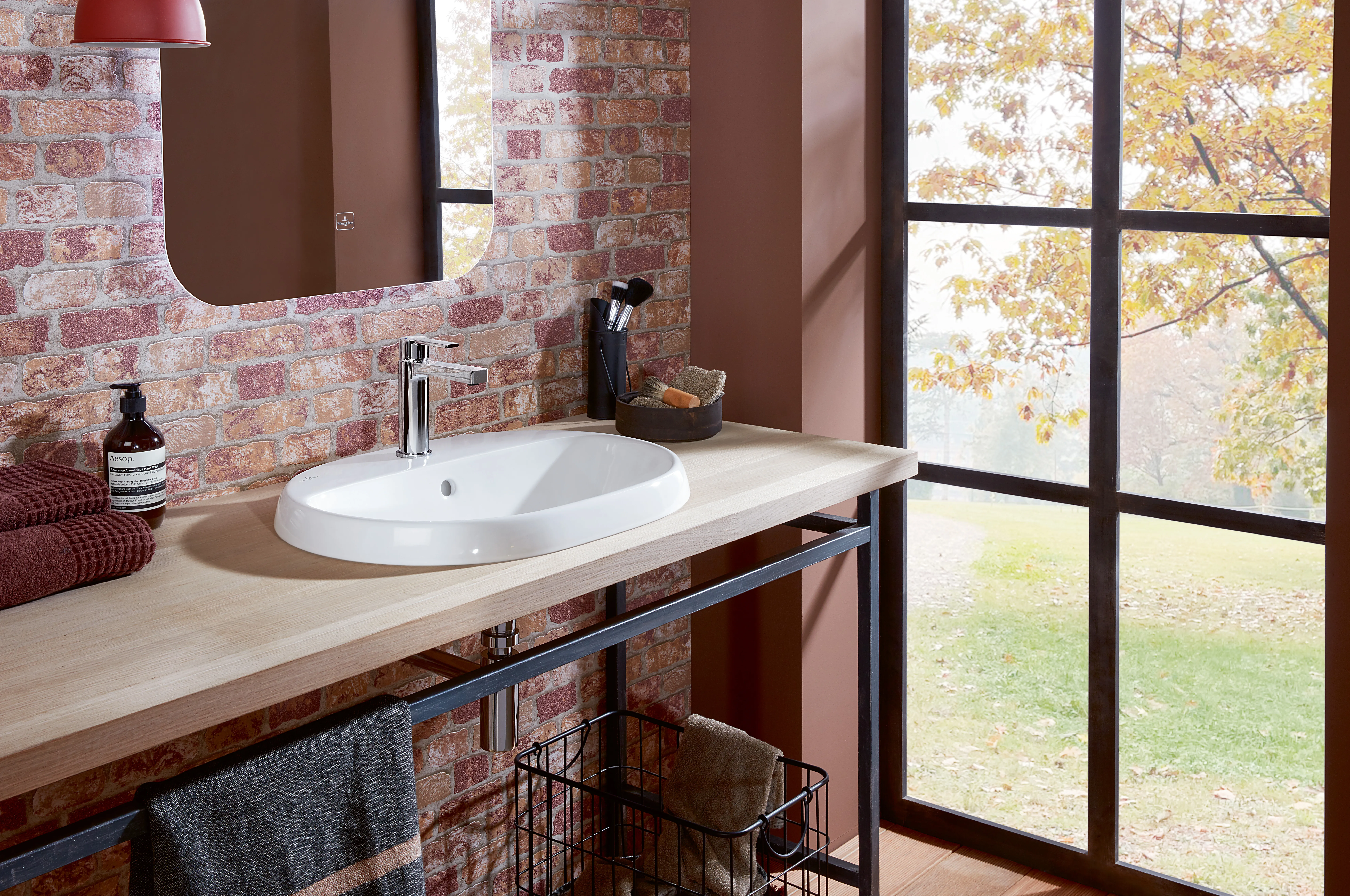 Villeroy & Boch Einbauwaschtisch „Architectura“ mit 1×1 Hahnlochbohrung, 600 × 450 × 170 mm, mit Hahnlochbohrung, Hahnlochposition mittig in Weiß Alpin Villeroy & Boch Einbauwaschtisch „Architectura“ mit 1×1 Hahnlochbohrung, 600 × 450 × 170 mm, mit Hahnlochbohrung, Hahnlochposition mittig in Weiß Alpin