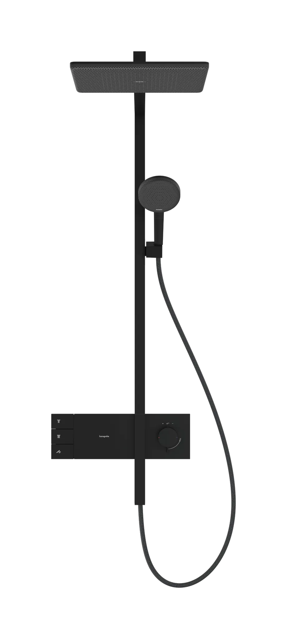 Hansgrohe Raindance Alive Q Showerpipe 210⁄340 2jet Mattschwarz Hansgrohe Raindance Alive Q Showerpipe 210⁄340 2jet Mattschwarz