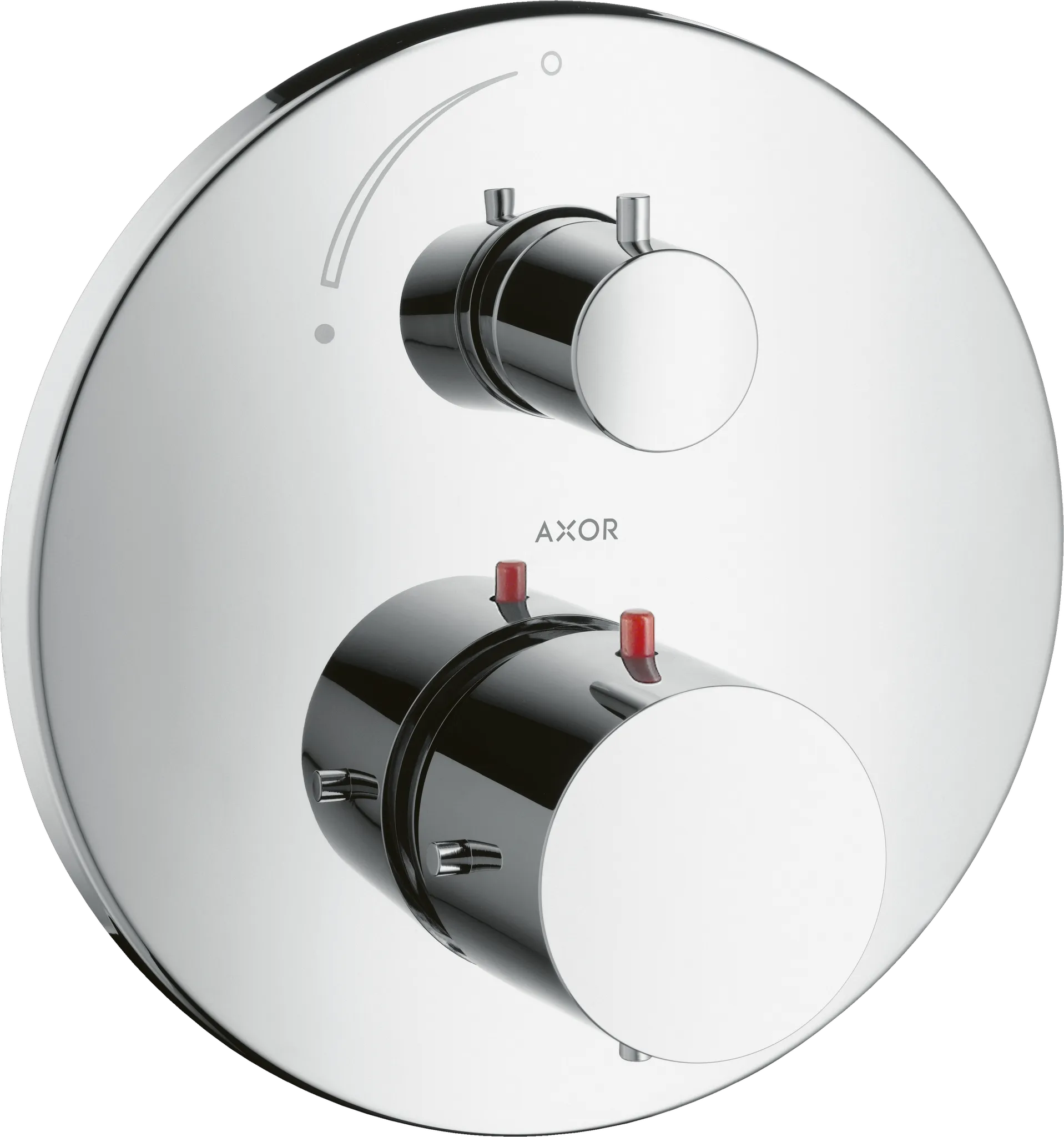 Thermostatmischer Unterputz Axor Starck Fertigset chrom mit Absperrventil Thermostatmischer Unterputz Axor Starck Fertigset chrom mit Absperrventil