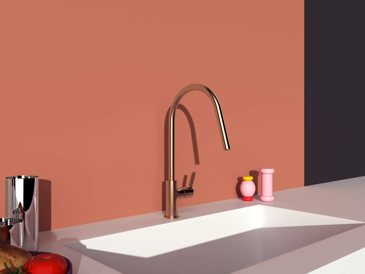 Ideal Standard Gusto Küchenarmatur BD408J4 Sunset Rose Ideal Standard Gusto Küchenarmatur BD408J4 Sunset Rose