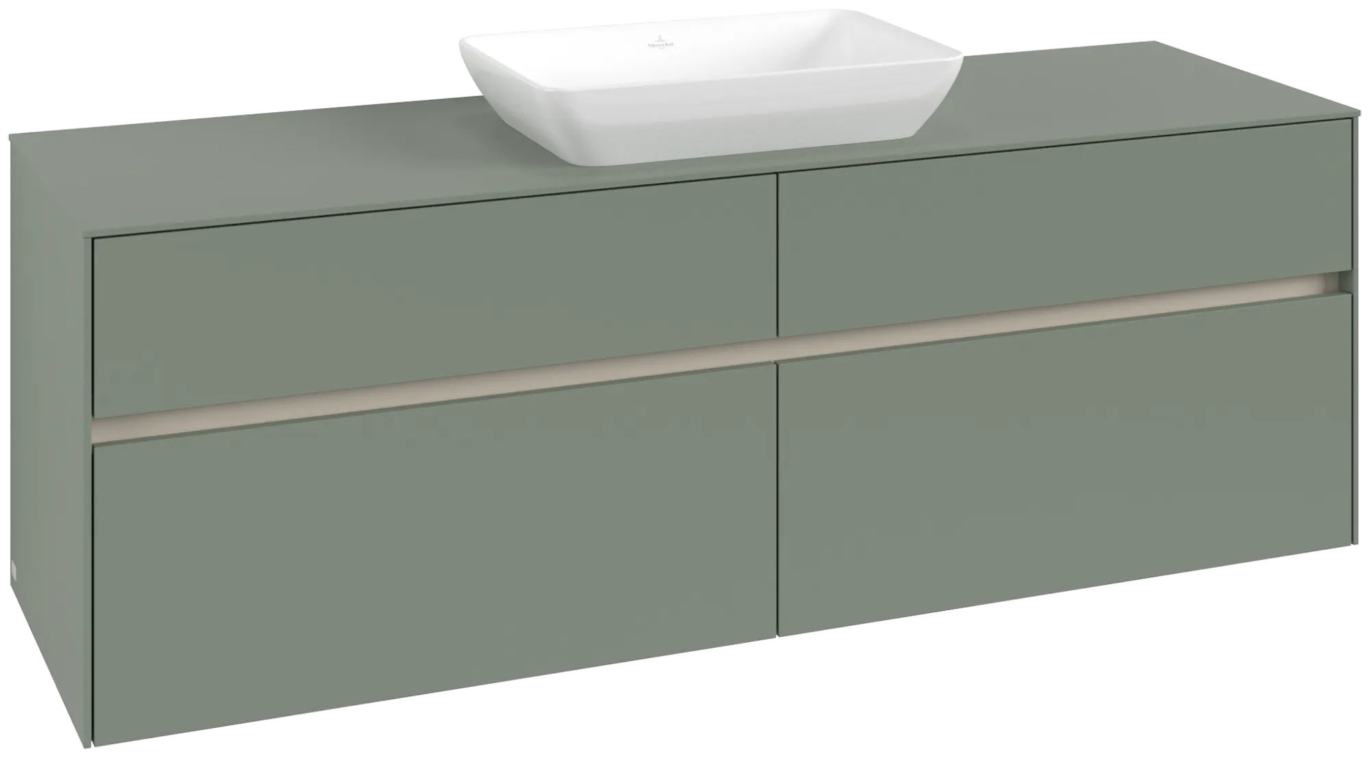 Villeroy & Boch Collaro Waschbeckenunterschrank C12000 Soft Green