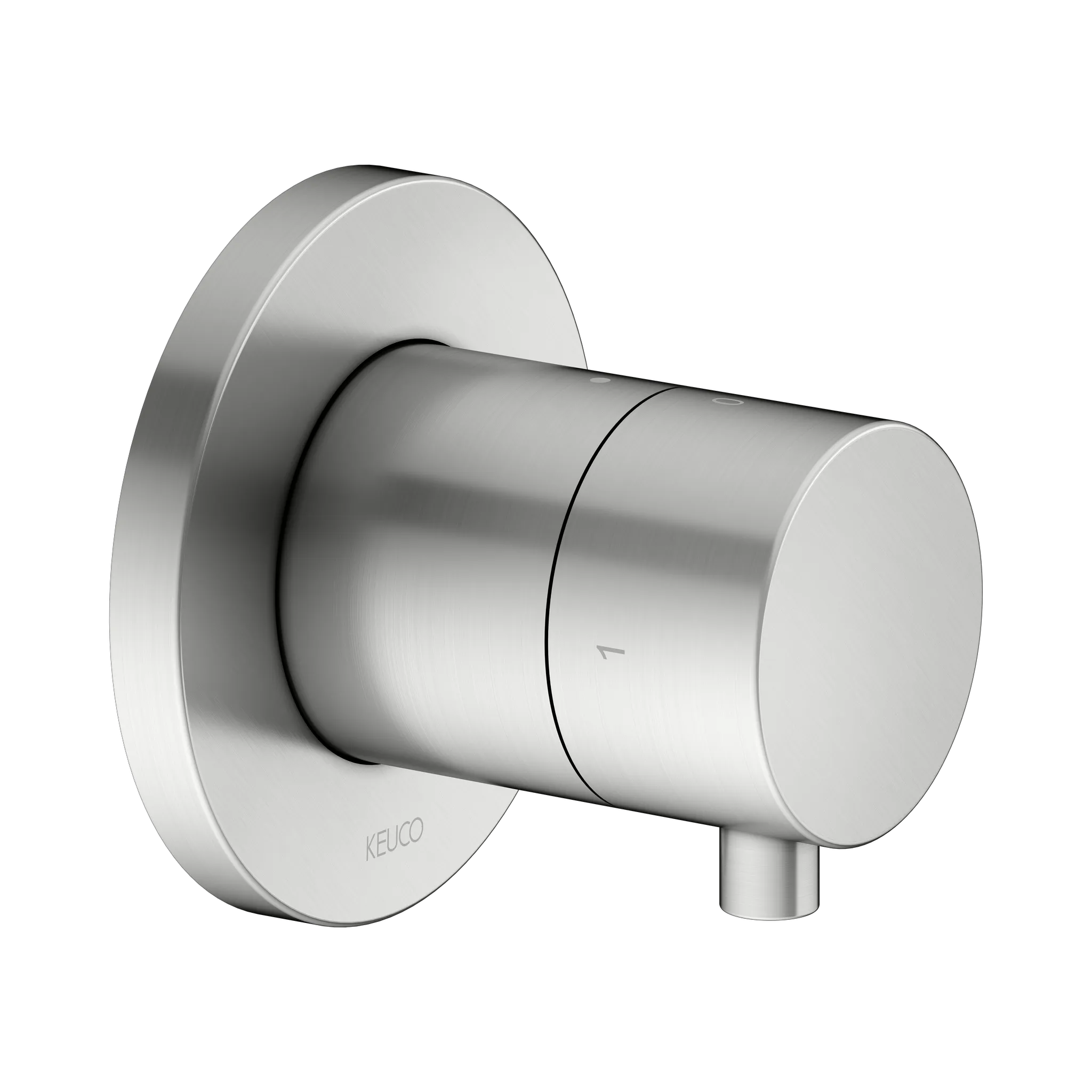 KEUCO IXMO Ab- und Umstellventil Unterputz für 2 Verbraucher IXMO Comfort, rund Edelstahl-finish KEUCO IXMO Ab- und Umstellventil Unterputz für 2 Verbraucher IXMO Comfort, rund Edelstahl-finish