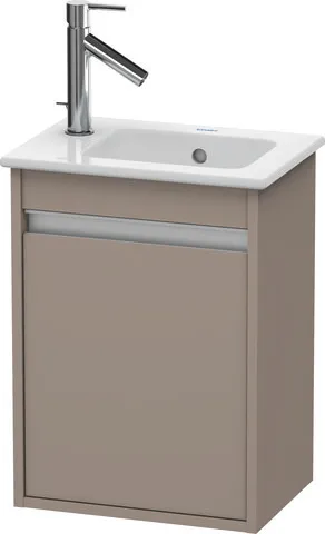 Duravit Waschtischunterschrank wandhängend „Ketho“ 40 × 55 × 28,5 cm Basalt Matt