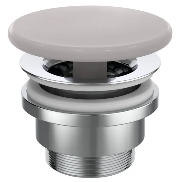 Ideal Standard Schaftventil E2114V9, nicht verschließbar, Betongrau, 72x72x75 mm, für Waschtisch