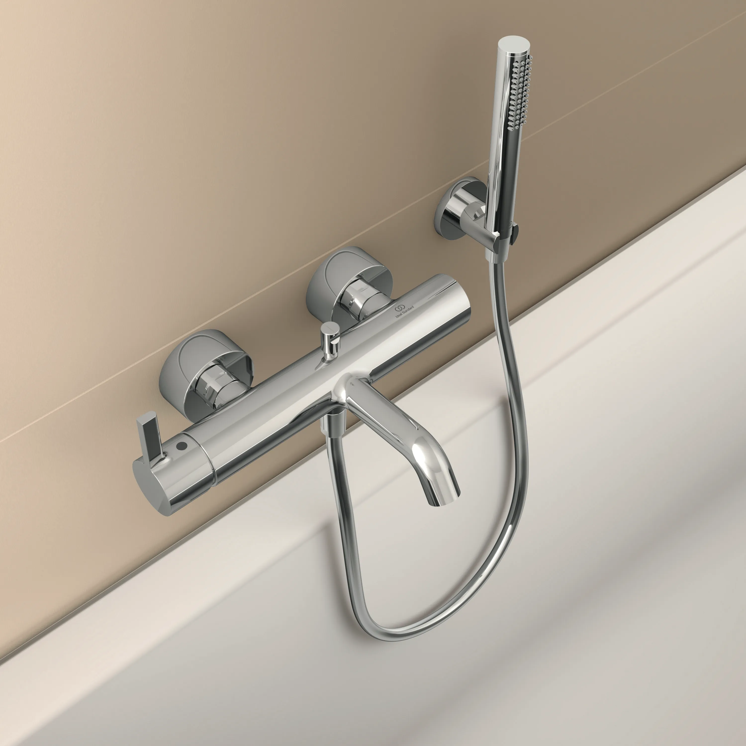 Badearmatur Aufputz Joy, Brushed Gold Badearmatur Aufputz Joy, Brushed Gold