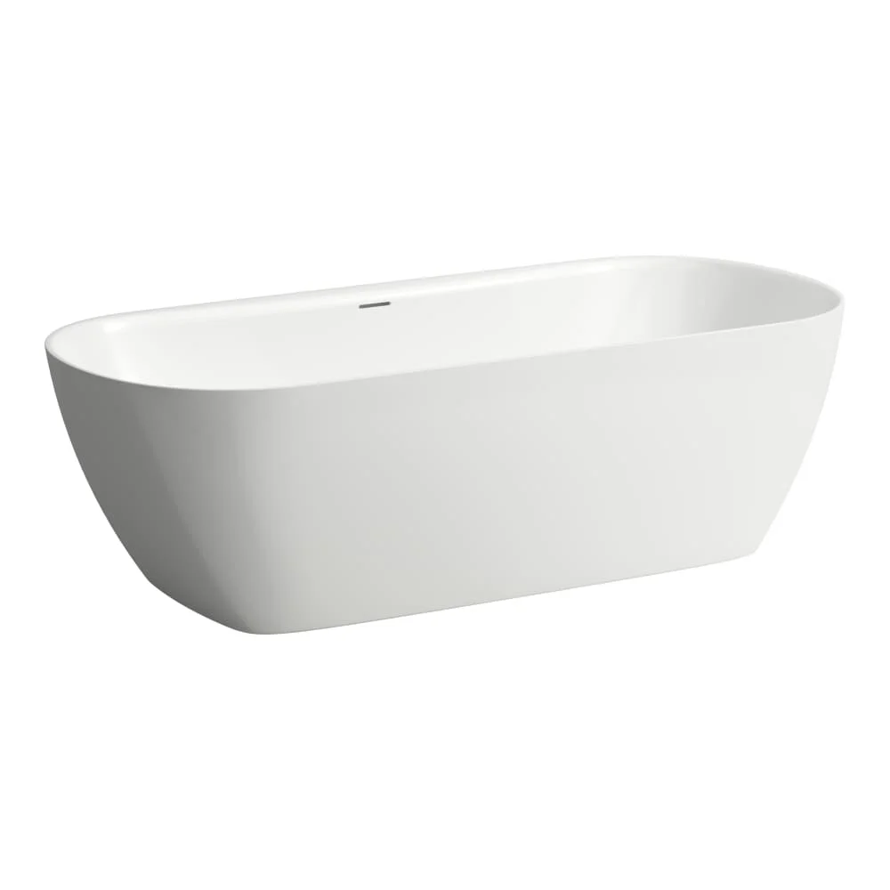 Laufen Acryl-Badewanne LUA freistehend 1800 x 800 x 540 mm in weiß