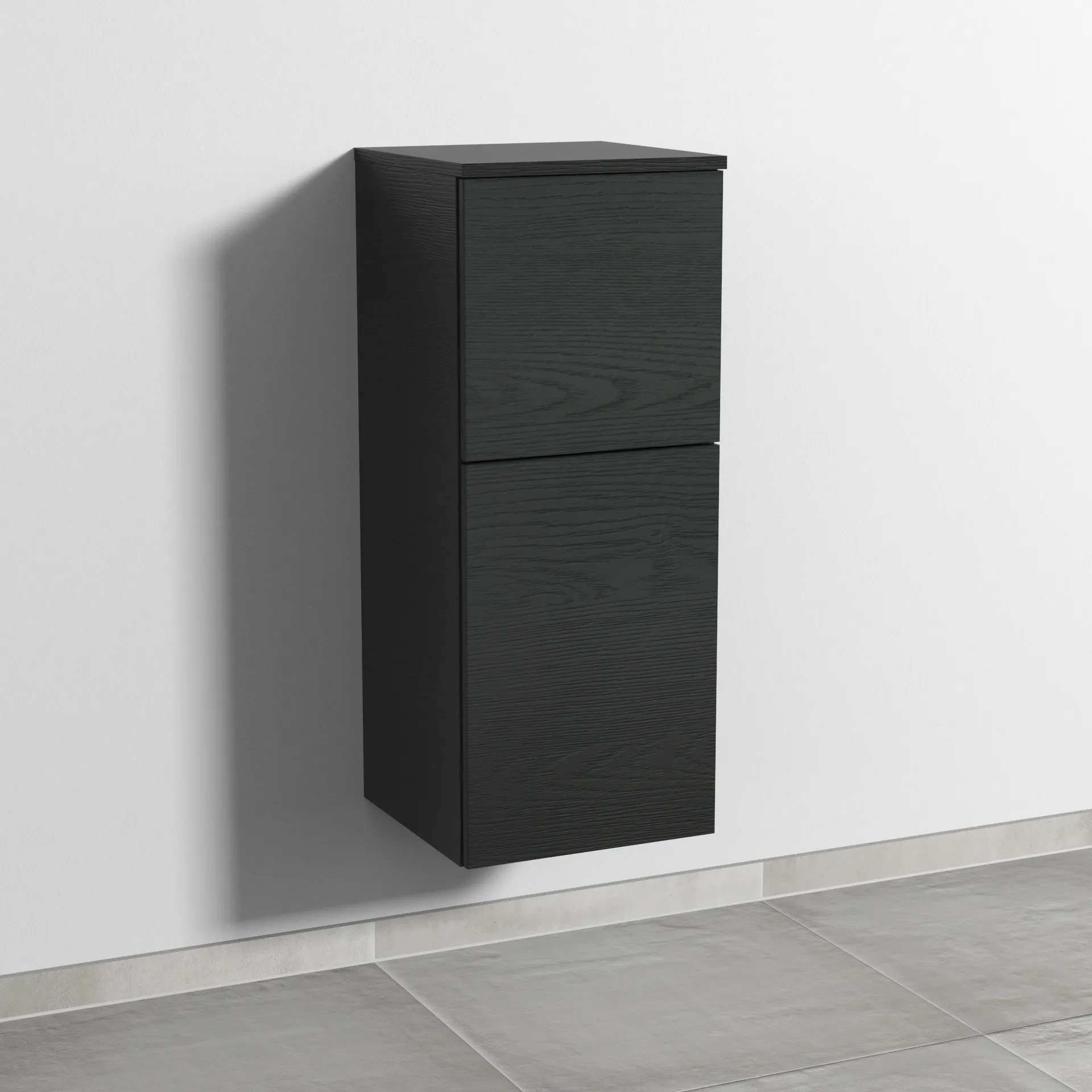 Sanipa Mittelschrank „3way“ 350 × 850 × 345 mm Anschlag rechts, in Black Oak, Anschlag rechts