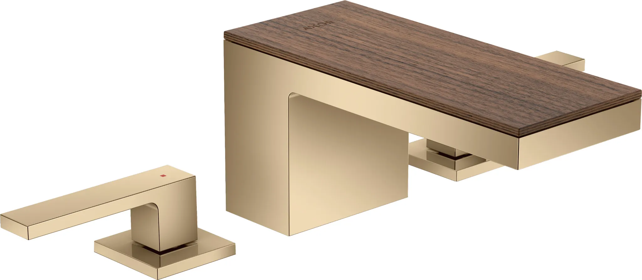 Hansgrohe AXOR MyEdition Mischer mit Platte 200 Amerikanischer Nussbaum Hansgrohe AXOR MyEdition Mischer mit Platte 200 Amerikanischer Nussbaum