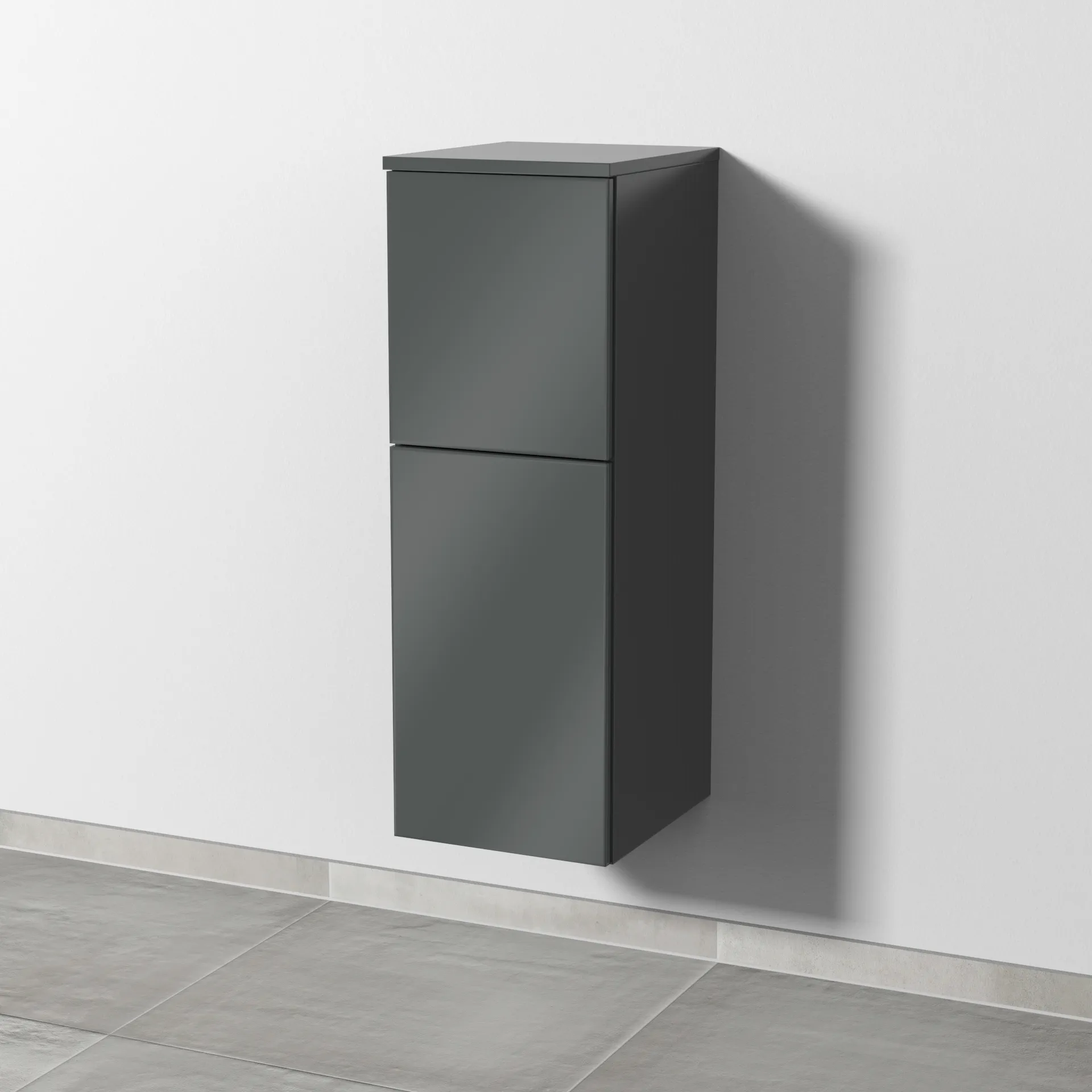 Sanipa Mittelschrank „3way“ 300 × 850 × 345 mm Anschlag links, in Anthrazit (glanz), Anschlag links Sanipa Mittelschrank „3way“ 300 × 850 × 345 mm Anschlag links, in Anthrazit (glanz), Anschlag links