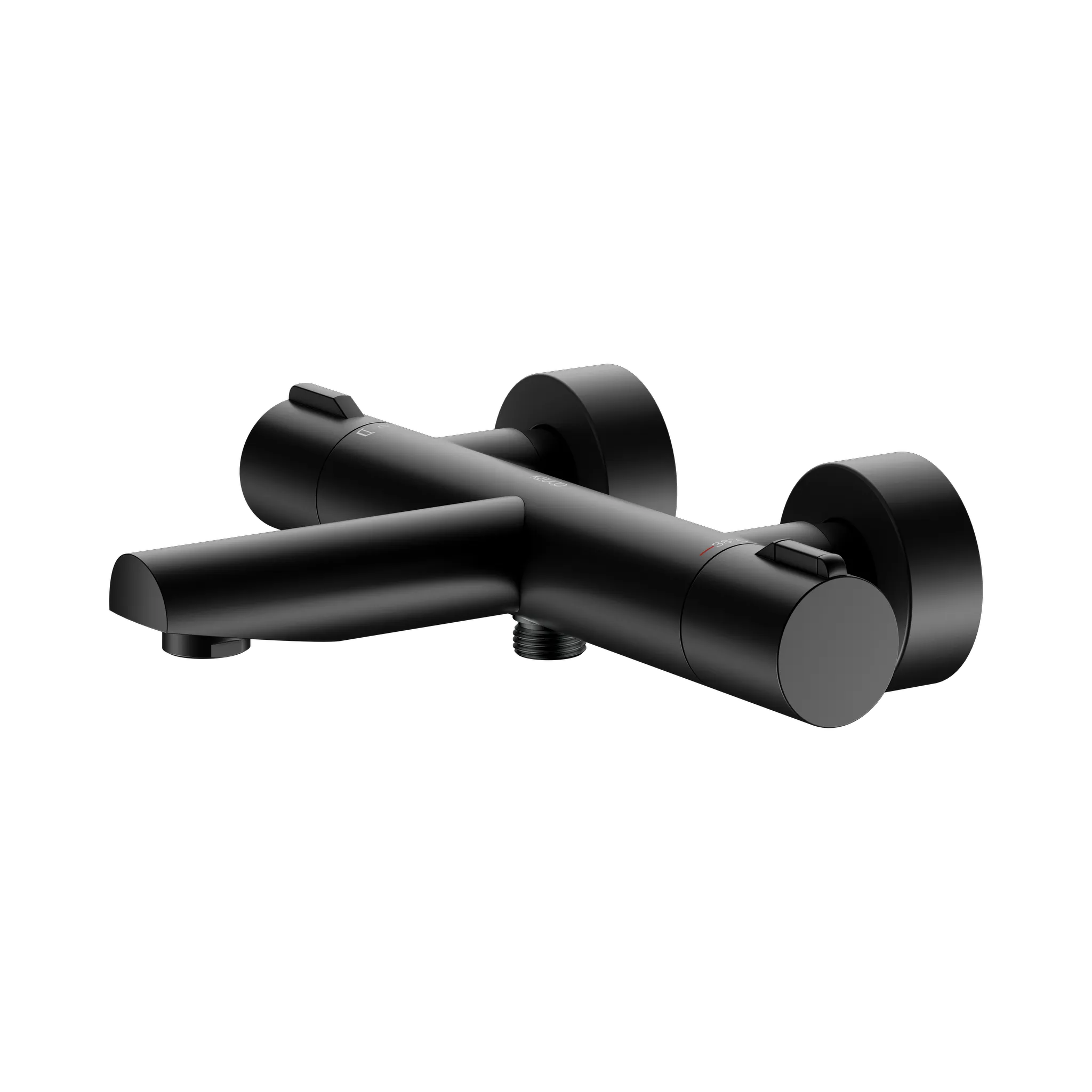 Plan blue Thermostat-Wannenarmatur Aufputz schwarz matt Plan blue Thermostat-Wannenarmatur Aufputz schwarz matt