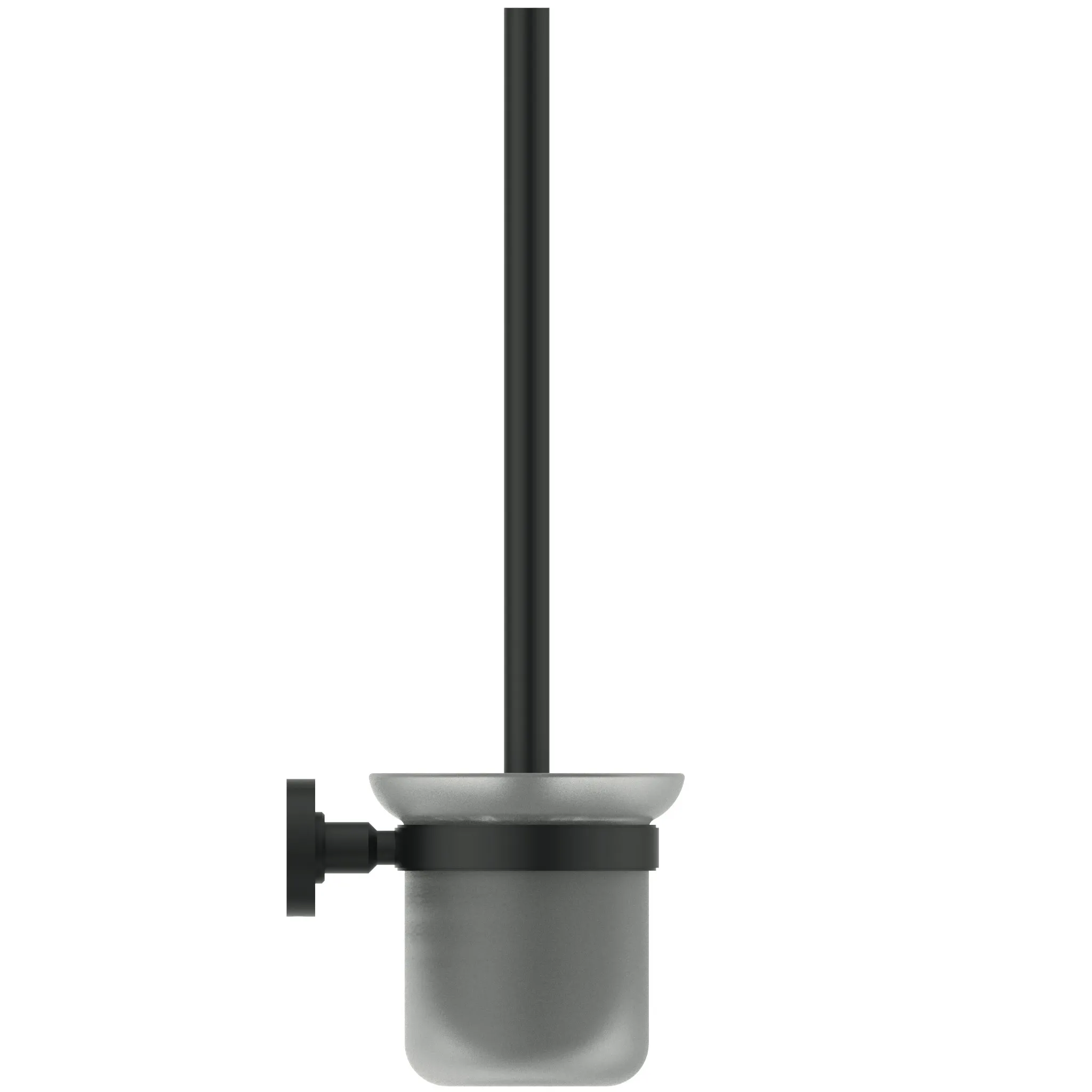 Ideal Standard IOM WC-Bürstengarnitur wandhängend, Silk Black, Maße: 112 x 130 x 372 mm Ideal Standard IOM WC-Bürstengarnitur wandhängend, Silk Black, Maße: 112 x 130 x 372 mm