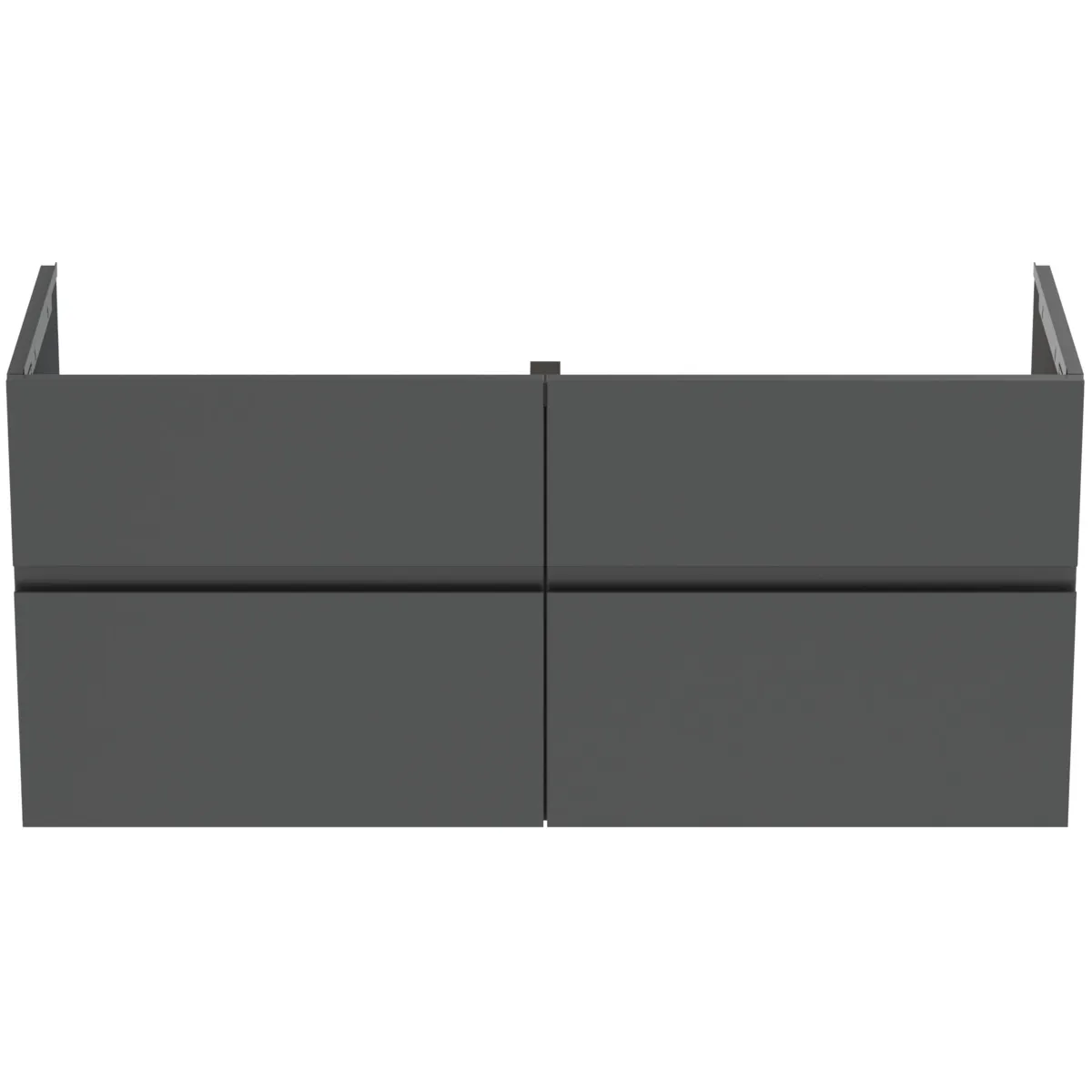 Ideal Standard Waschtischunterschrank „Finesse“ 120 × 54,5 × 44 cm Anthrazit matt lackiert Ideal Standard Waschtischunterschrank „Finesse“ 120 × 54,5 × 44 cm Anthrazit matt lackiert
