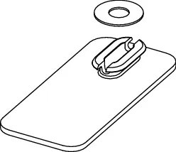 TECEprofil Schallschutzset für Befestigungswinkel TECEprofil Schallschutzset für Befestigungswinkel
