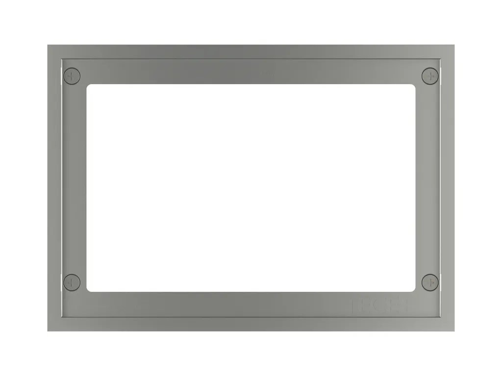 -WC-Abdeckrahmen Metall gebürstet, für WC-Einbaurahmen -WC-Abdeckrahmen Metall gebürstet, für WC-Einbaurahmen