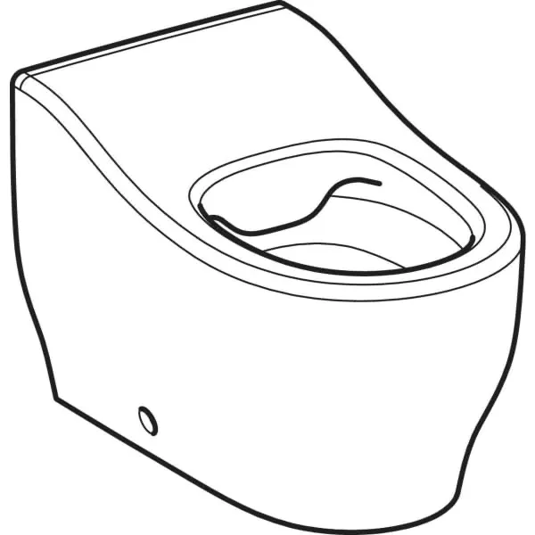 WC „Bambini“, Befestigung verdeckt