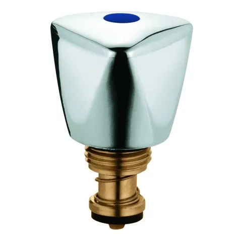 Grohe Oberteil 41819, DN 15, ABS-Kronengriff, mit Fettkammer, Rückflussverhinderer, chrom