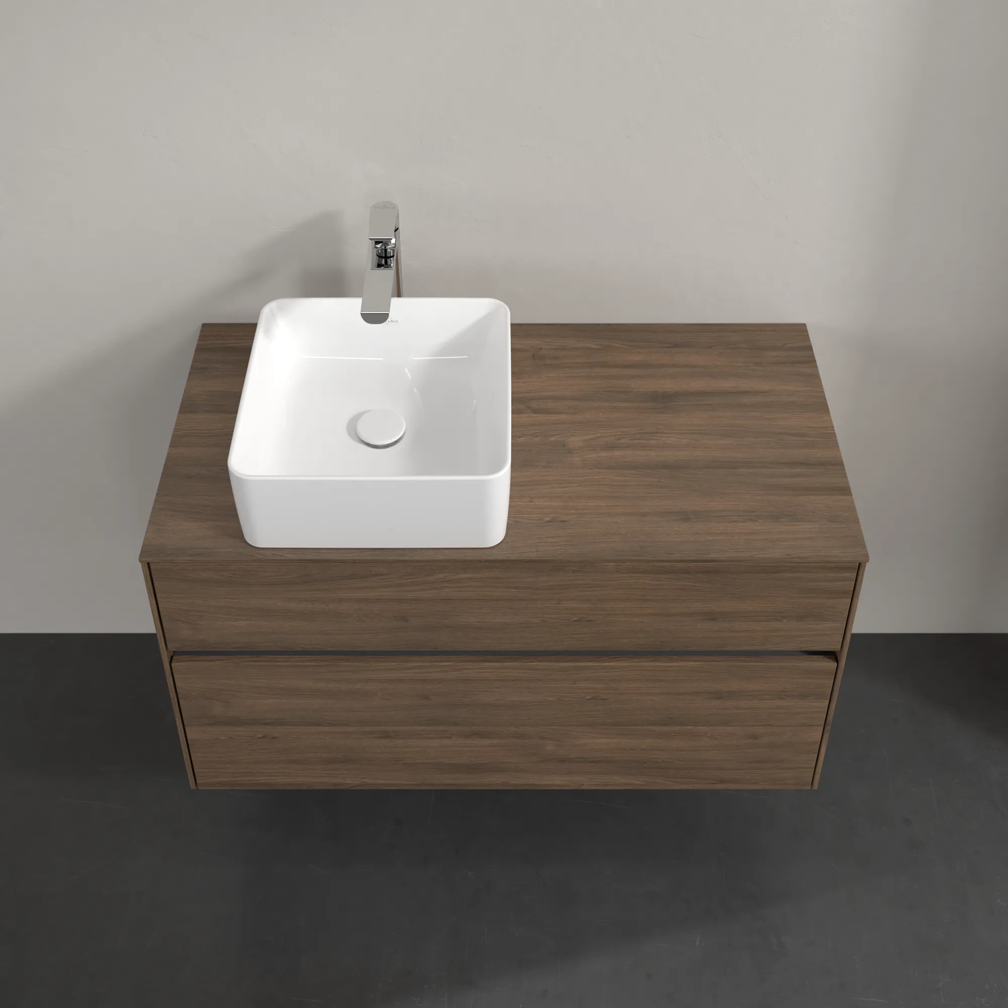 Villeroy & Boch Waschbeckenunterschrank Collaro C039B0 Arizona Oak, 1000x548x500 mm, mit Beleuchtung und SoftClosing, Eckig Villeroy & Boch Waschbeckenunterschrank Collaro C039B0 Arizona Oak, 1000x548x500 mm, mit Beleuchtung und SoftClosing, Eckig