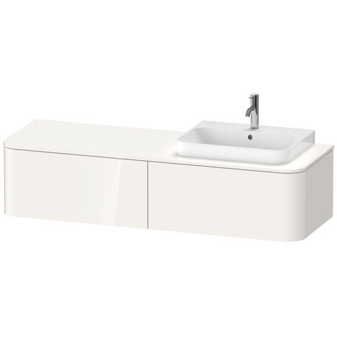 Duravit Waschtischunterschrank wandhängend „Happy D.2 Plus“ 160 × 35,4 × 55 cm