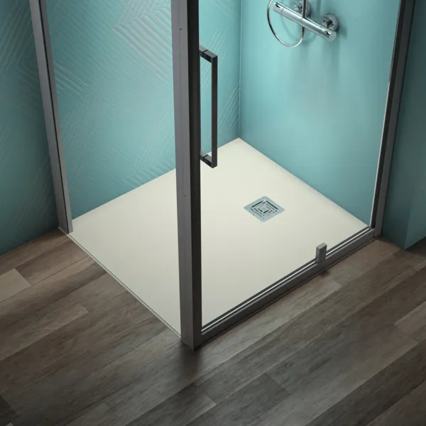 Ideal Standard Duschwanne „UltraFlatS+“ 90 × 100 cm in Sandstein Ideal Standard Duschwanne „UltraFlatS+“ 90 × 100 cm in Sandstein