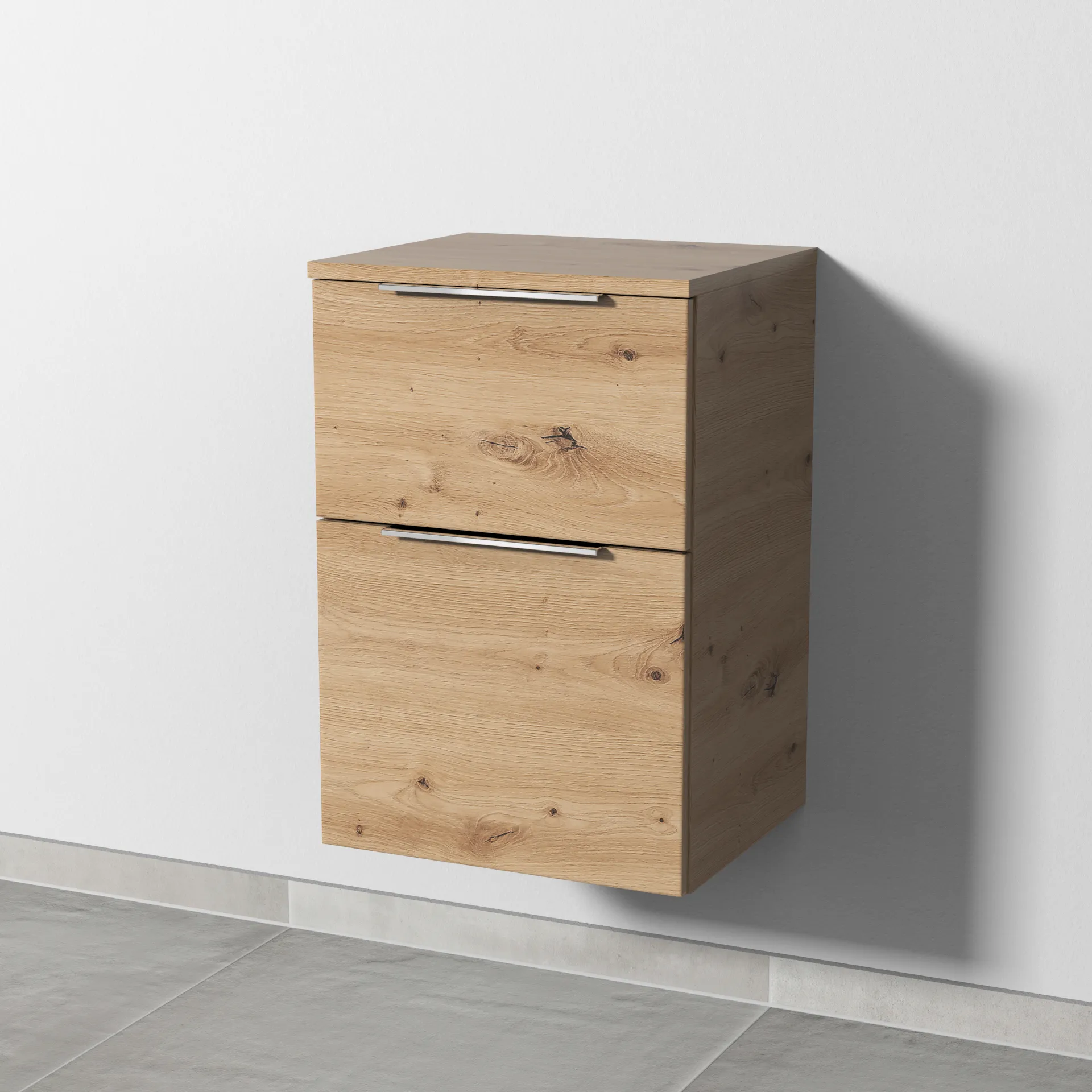 Sanipa Unterschrank „3way“ 400 × 580 × 345 mm in Eiche Natural-Touch Sanipa Unterschrank „3way“ 400 × 580 × 345 mm in Eiche Natural-Touch