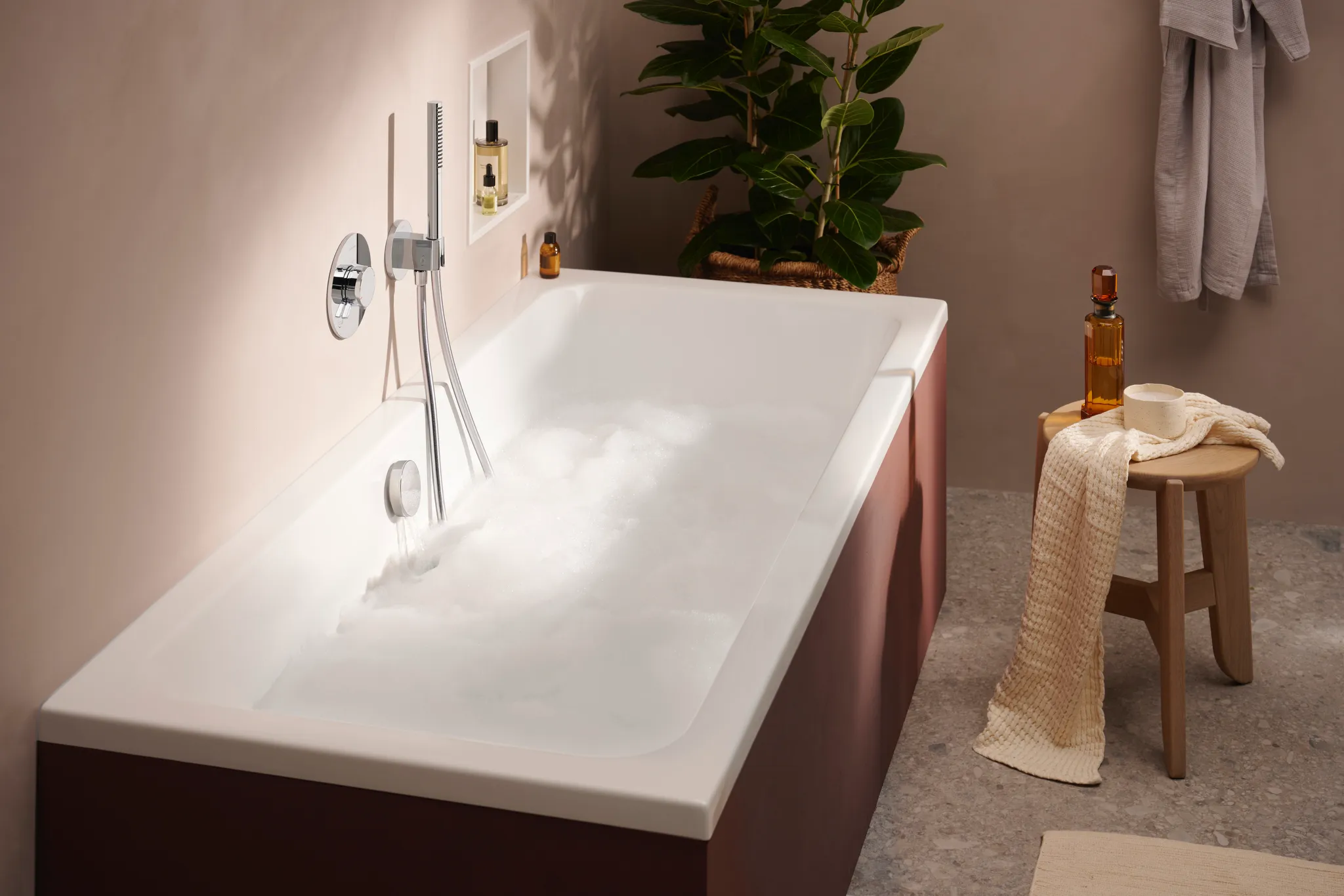 Pulsify S Stabhandbrause 100 1jet EcoSmart Chrom Pulsify S Stabhandbrause 100 1jet EcoSmart Chrom