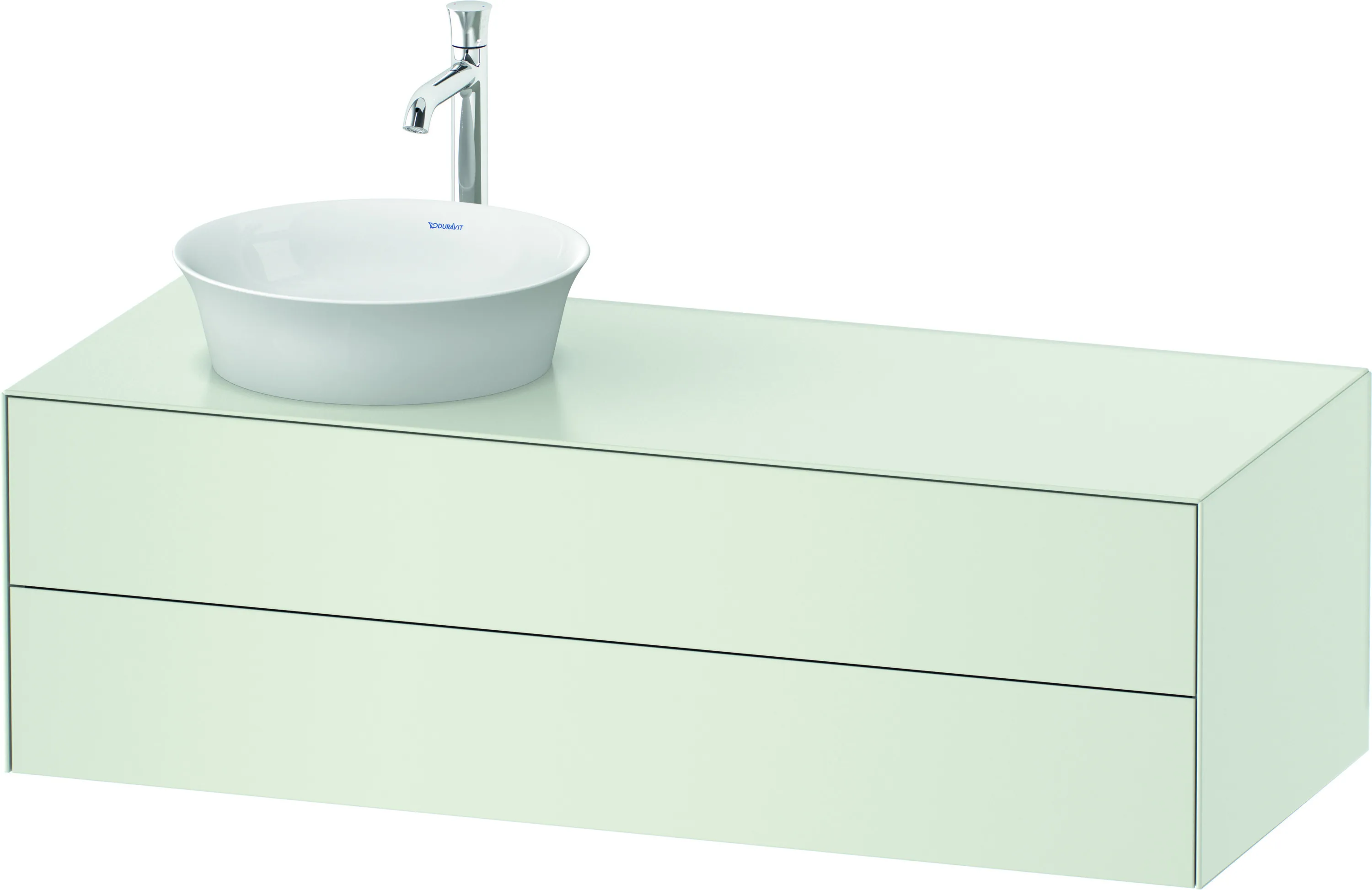 Duravit Waschtischunterschrank wandhängend „White Tulip“ 130 × 40,8 × 55 cm Duravit Waschtischunterschrank wandhängend „White Tulip“ 130 × 40,8 × 55 cm