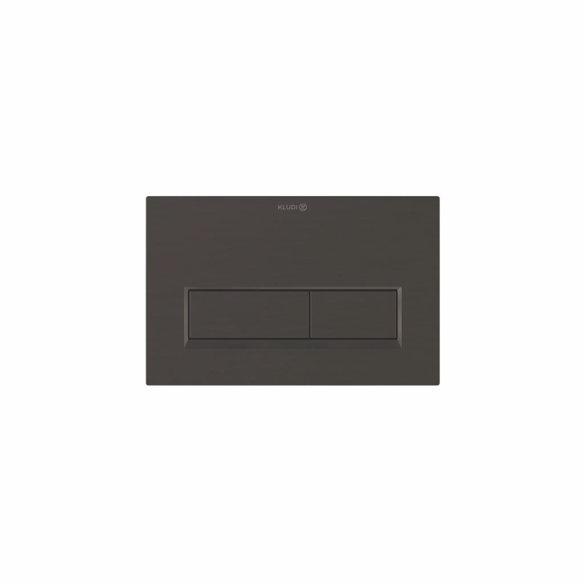 Kludi UNIFIX Betätigungsplatte Eckig, 244 x 160 mm, Brushed Gunmetal