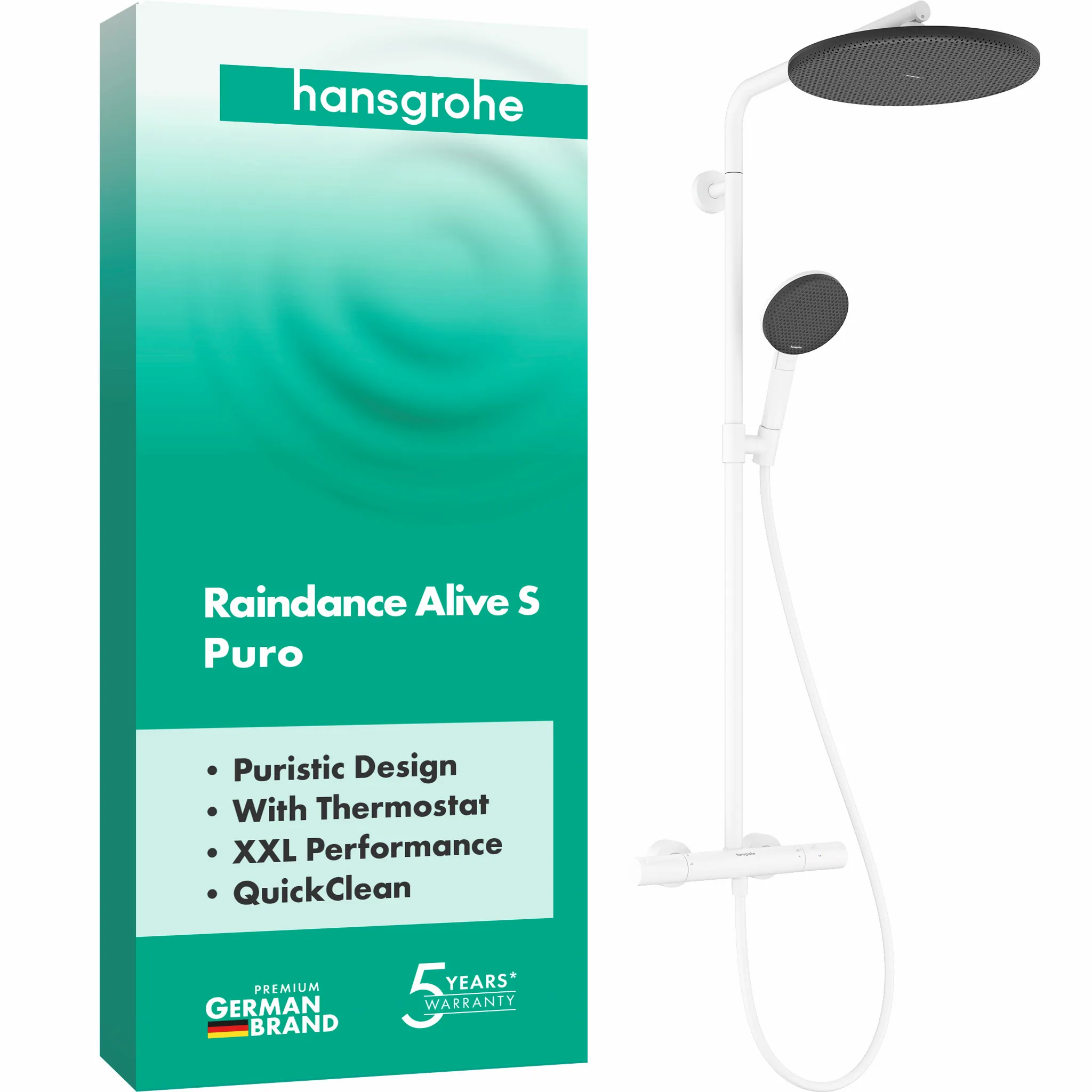 Hansgrohe Duschsystem „Raindance Alive S“ Hansgrohe Duschsystem „Raindance Alive S“