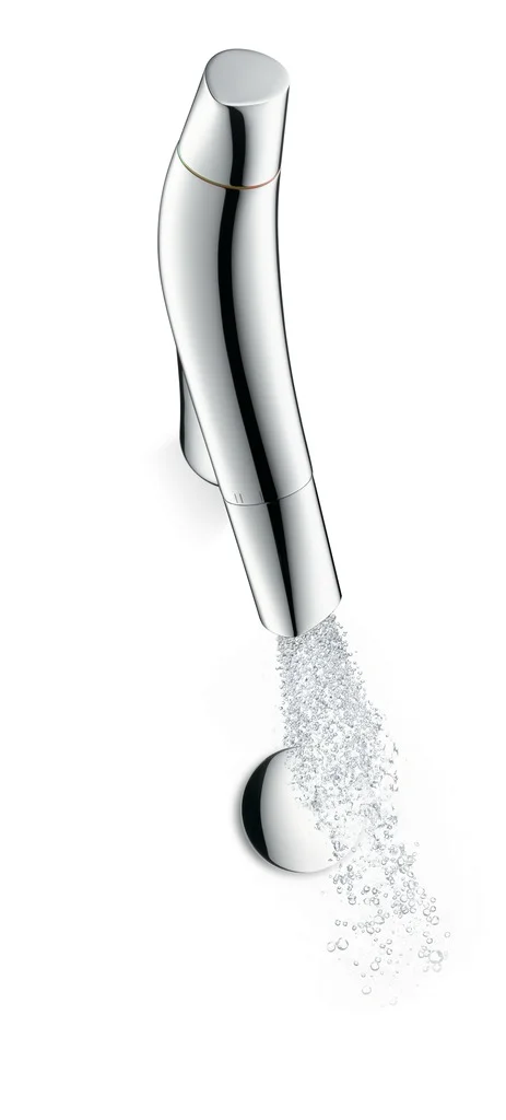 Hansgrohe AXOR Starck Organic 2-Griff Waschtischmischer Chrom, ComfortZone 80, Ausladung 116 mm, Auslaufhöhe 83 mm, Zylindergriff, Brausestrahl, max. Durchfluss 3,5 l/min