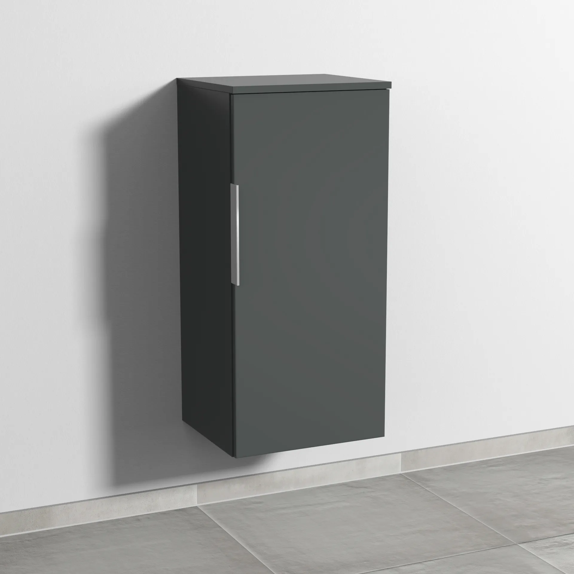 Sanipa Mittelschrank „3way“ 400 × 850 × 345 mm Anschlag rechts, in Anthrazit (matt), Anschlag rechts Sanipa Mittelschrank „3way“ 400 × 850 × 345 mm Anschlag rechts, in Anthrazit (matt), Anschlag rechts