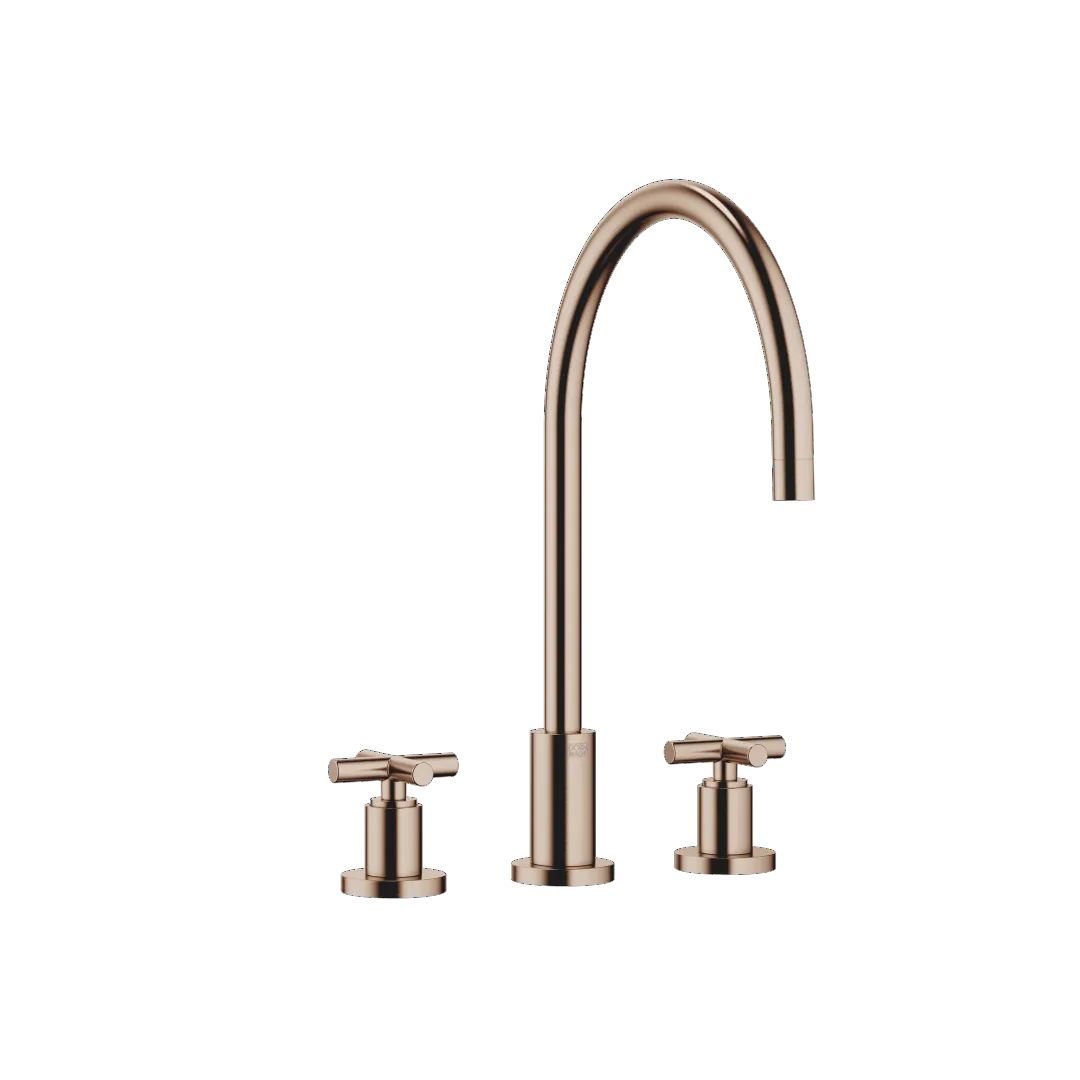 Dornbracht Tara Dreilochbatterie Bronze gebürstet