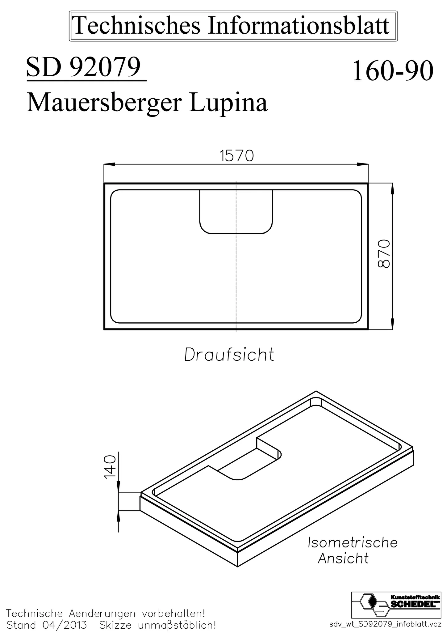 Mauersberger Styroporträger lupina 160⁄90 SF, 14cm, 2x PU-Schaum Mauersberger Styroporträger lupina 160⁄90 SF, 14cm, 2x PU-Schaum