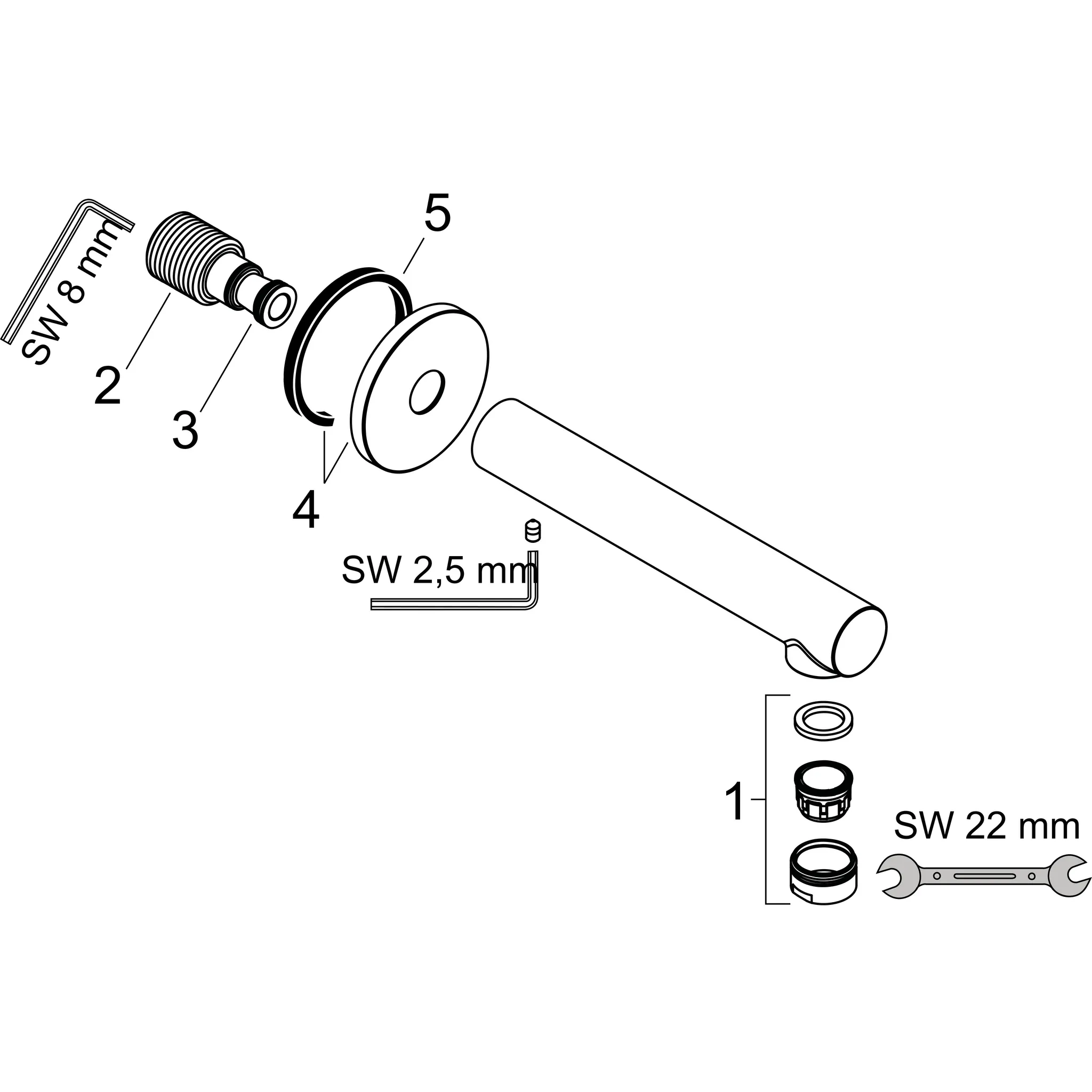 Wanneneinlauf Talis S chrom Wanneneinlauf Talis S chrom