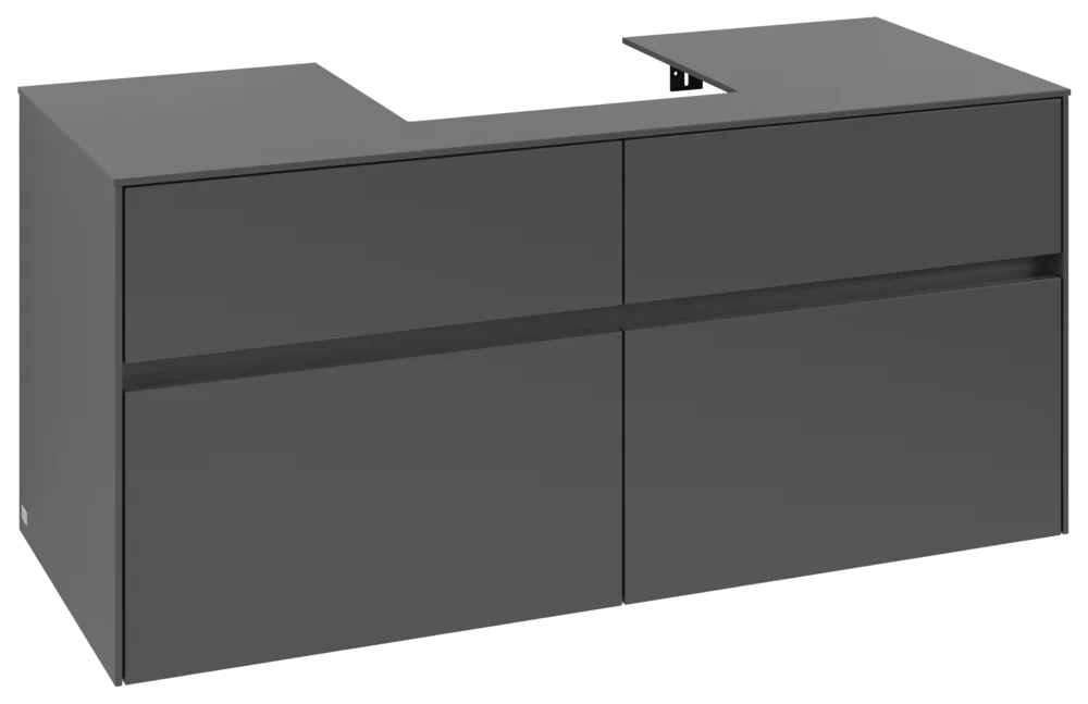 Villeroy & Boch Collaro Waschbeckenunterschrank C070B0, 1200x548x500mm, Graphite