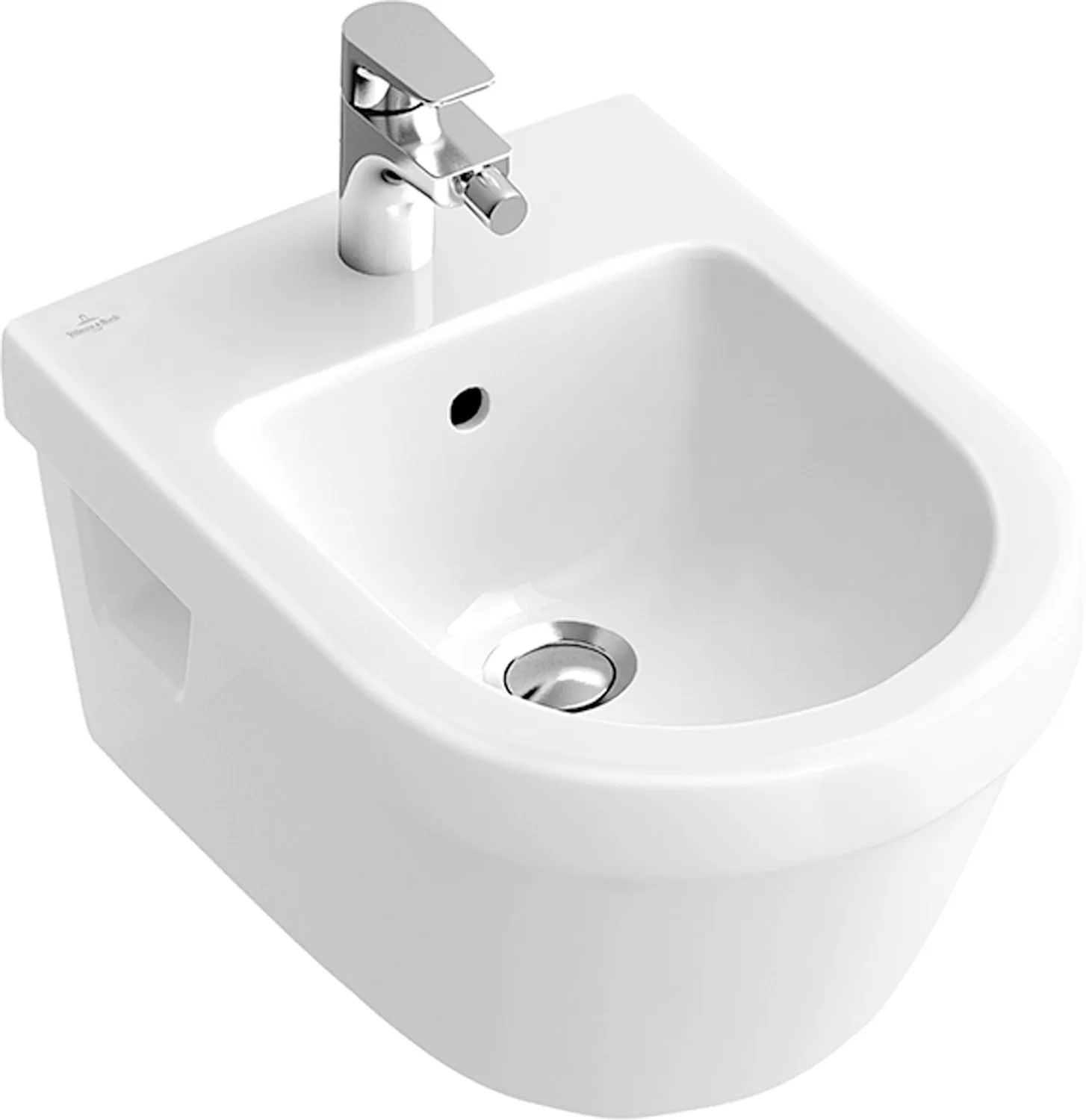 Bidet „Architectura“, mit Überlauf 37 × 26,5 × 54 cm